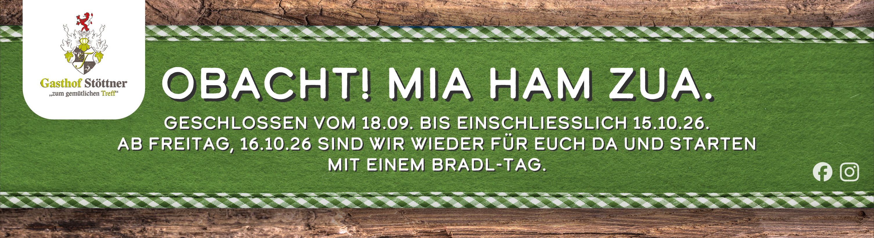 Geschlossen Wiesn HP 2026